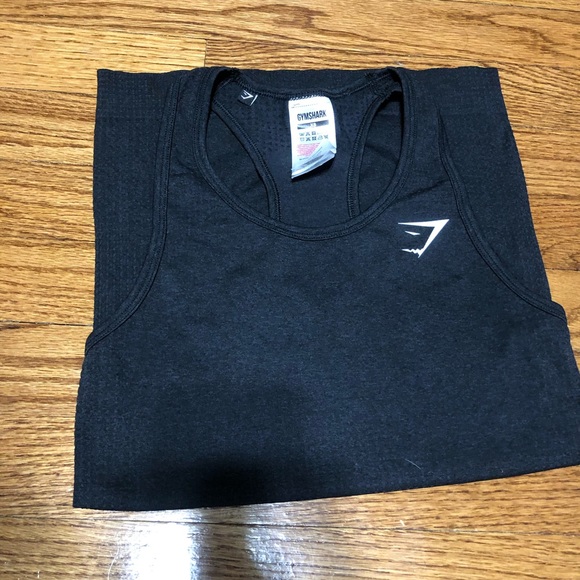 Gymshark Tops - GymShark Vital Seamless Vest- Black Marl
